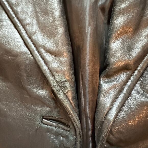 KATIANA COUTURE Genuine Leather Jacket Size XL Biker Indie Classic Hipster Chic - Picture 6 of 16